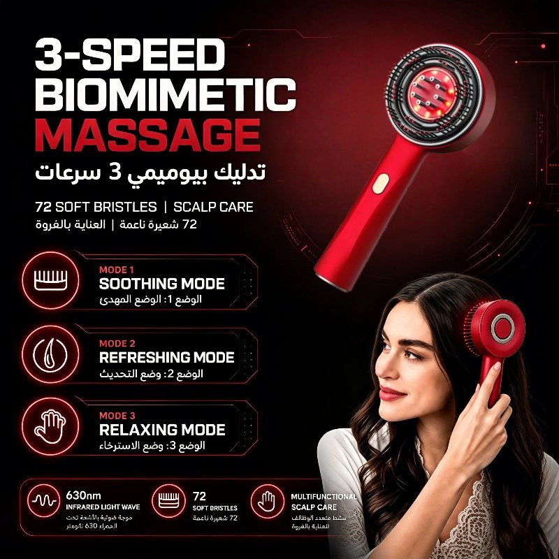 3-speed biomimetic massage