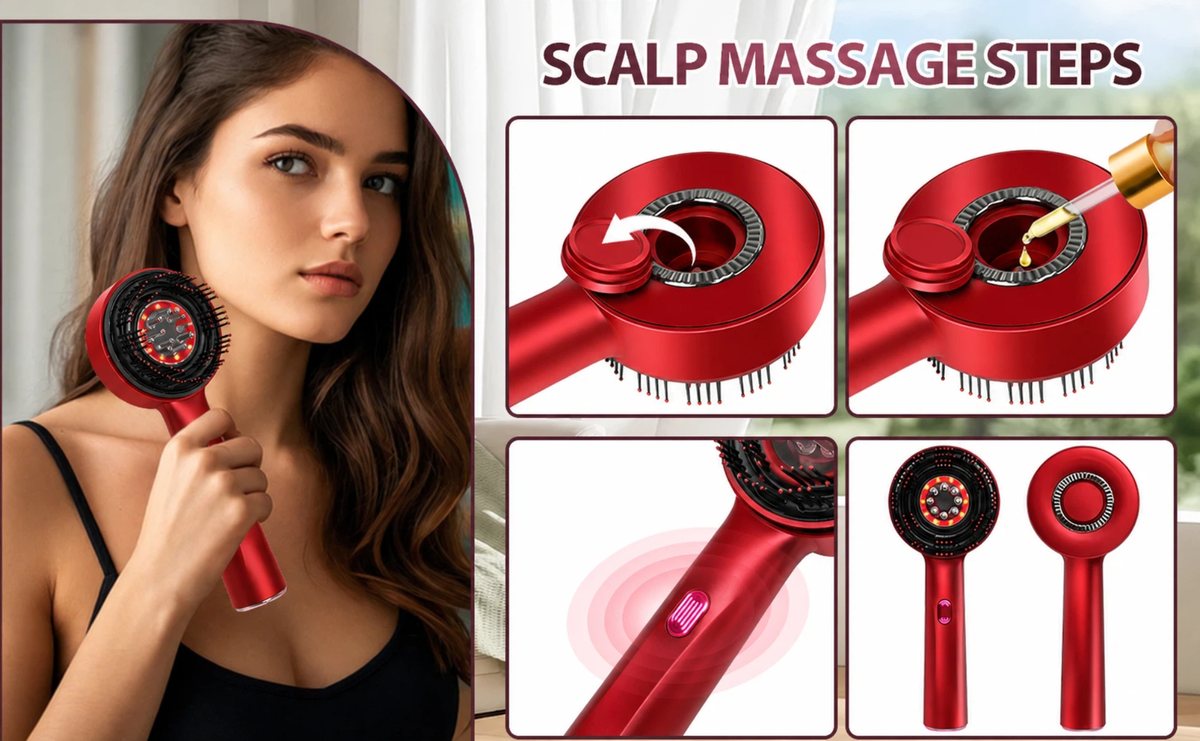 YULEE scalp comb four-step ritual